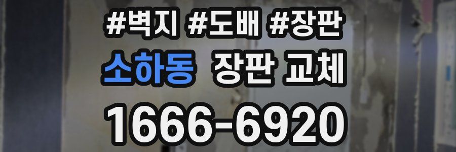 소하동 장판 교체
