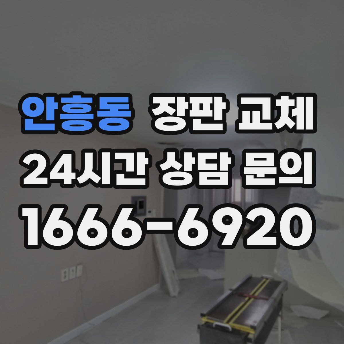 안흥동 장판 교체