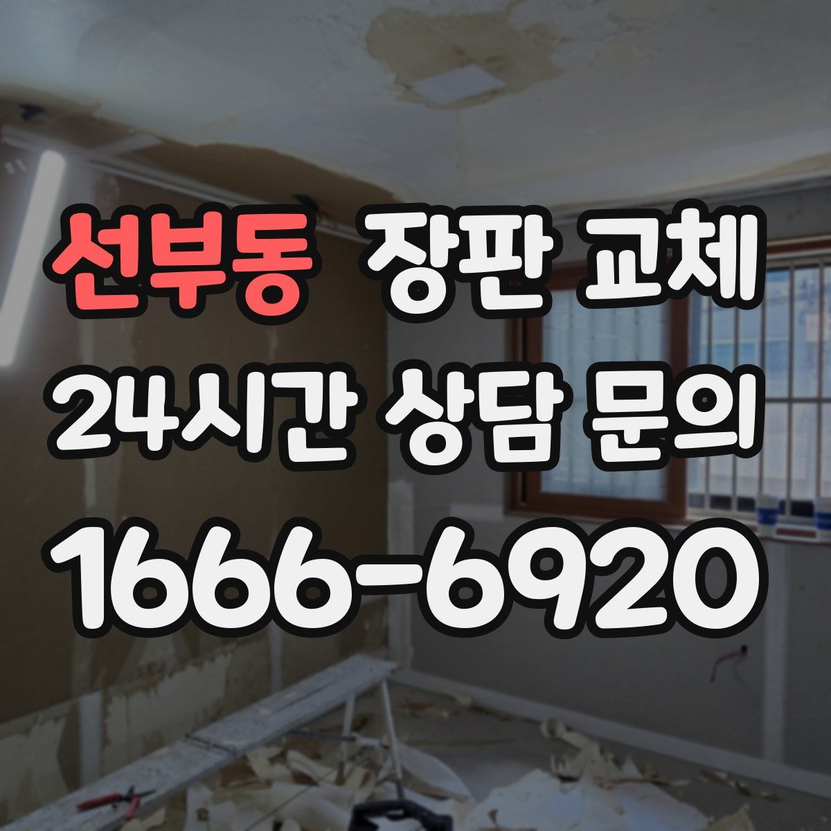 선부동 장판 교체