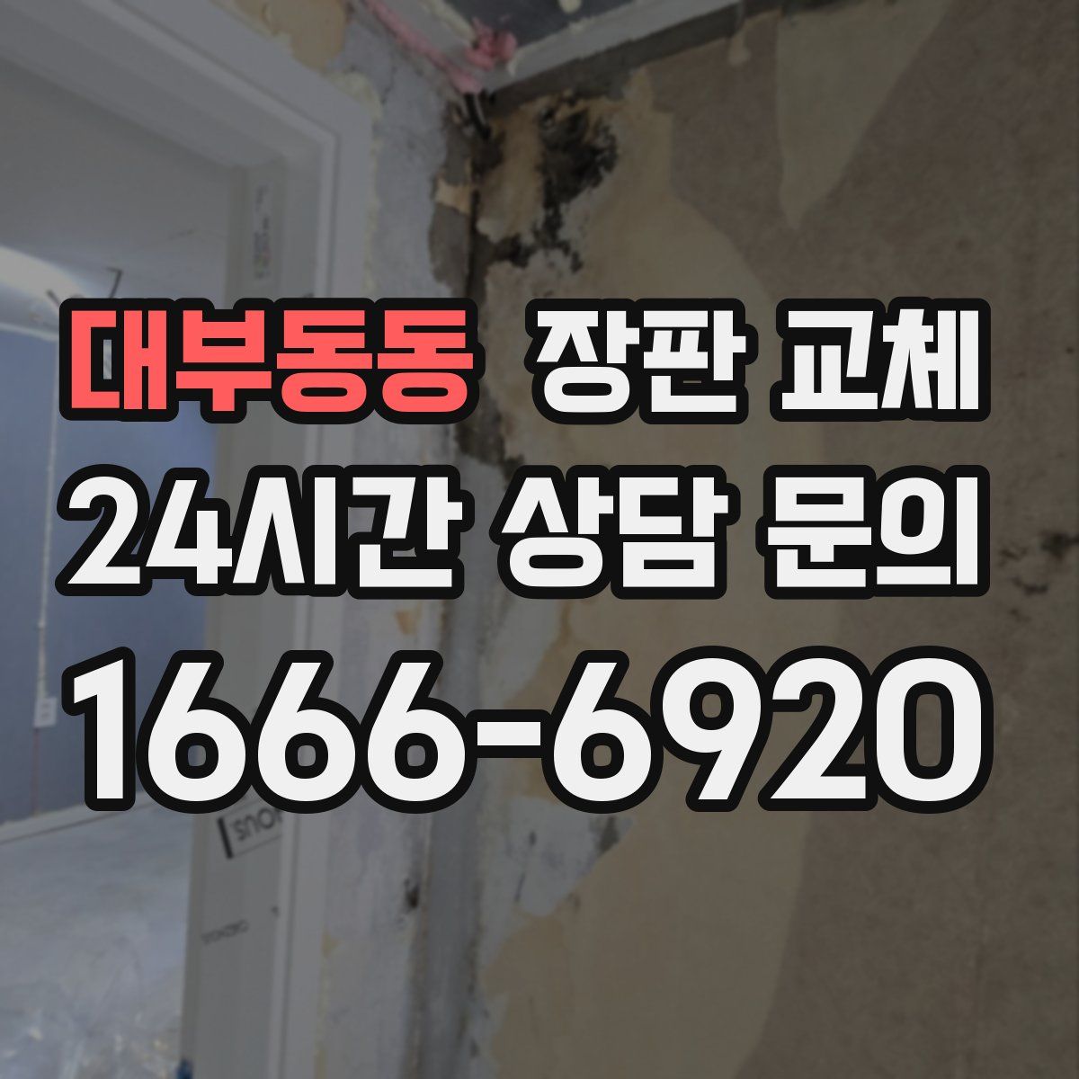 대부동동 장판 교체