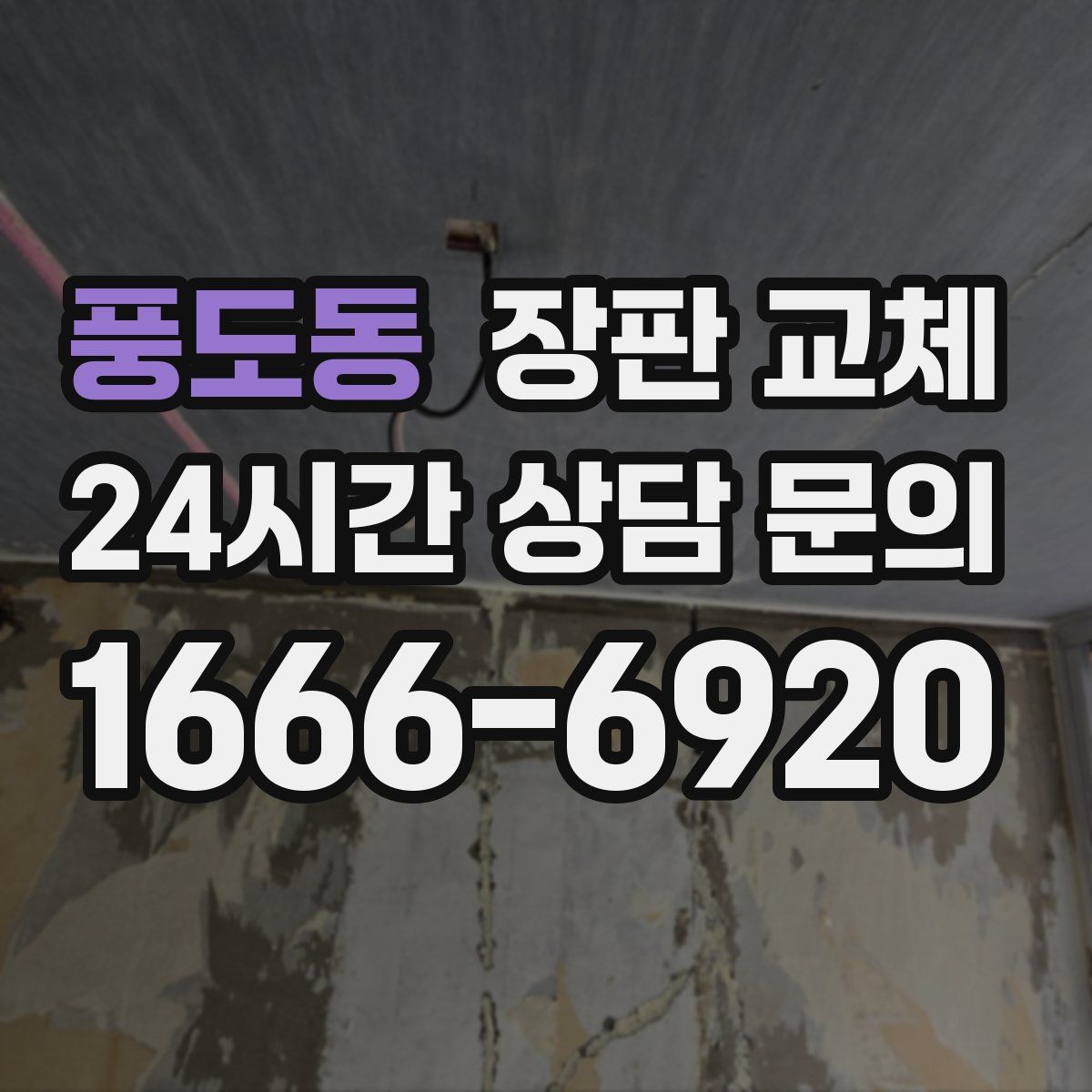 풍도동 장판 교체