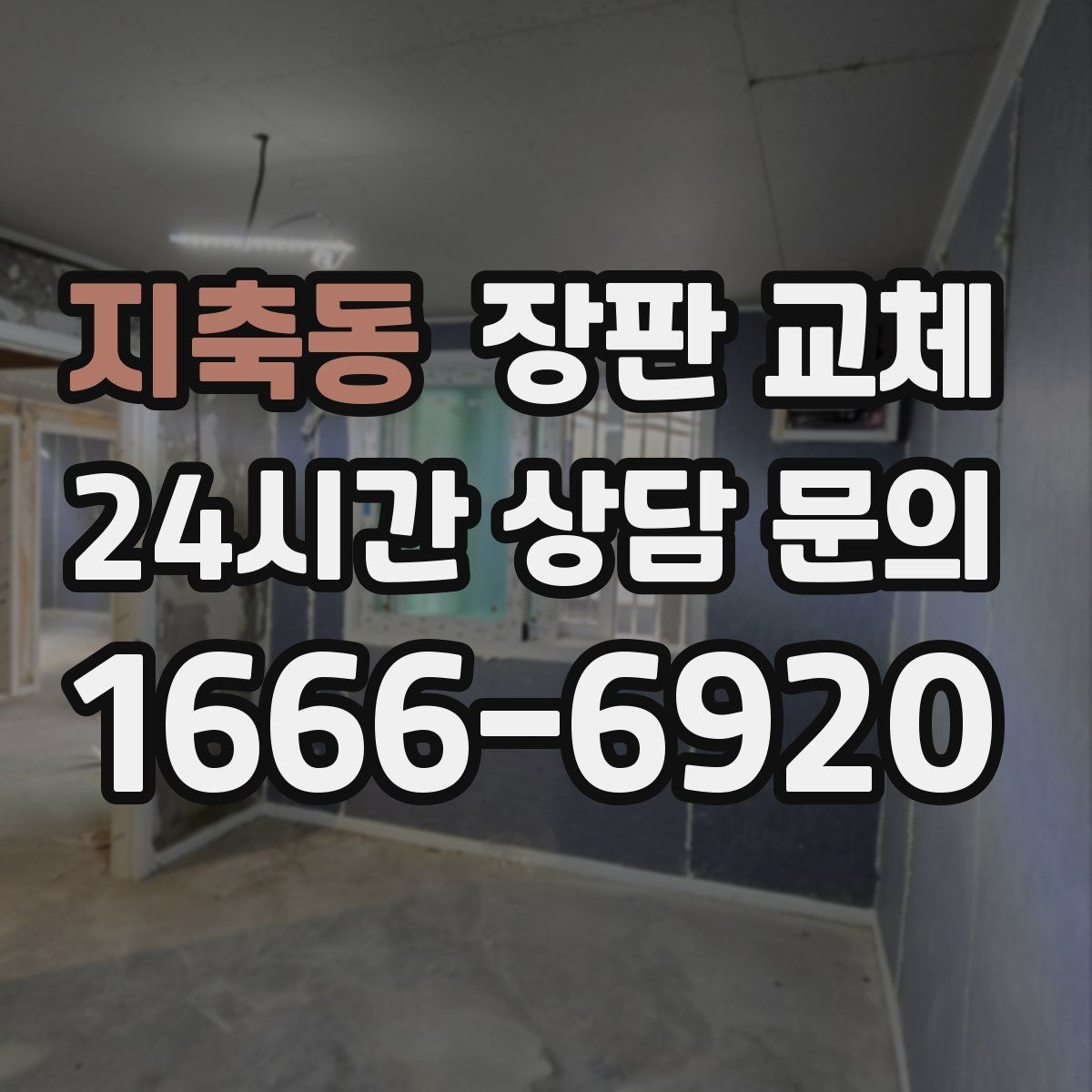지축동 장판 교체