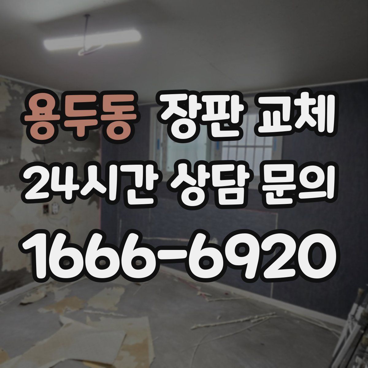 용두동 장판 교체