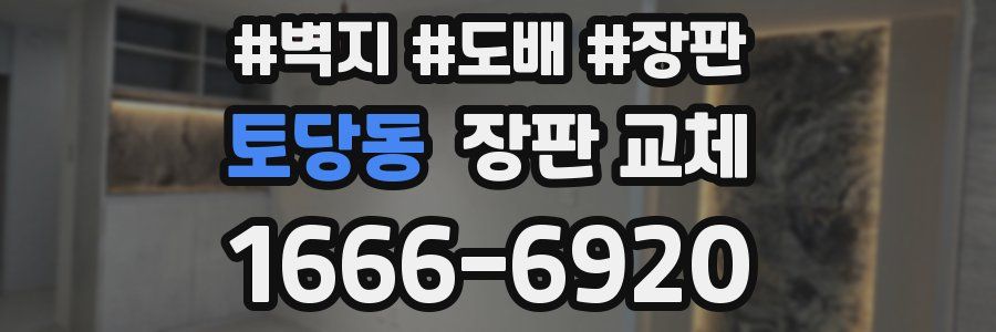 토당동 장판 교체
