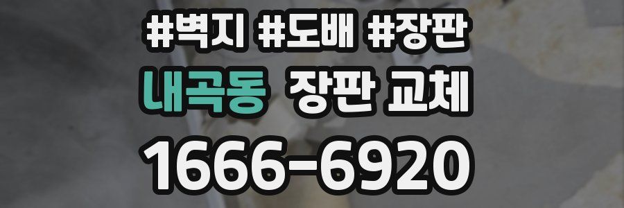 내곡동 장판 교체
