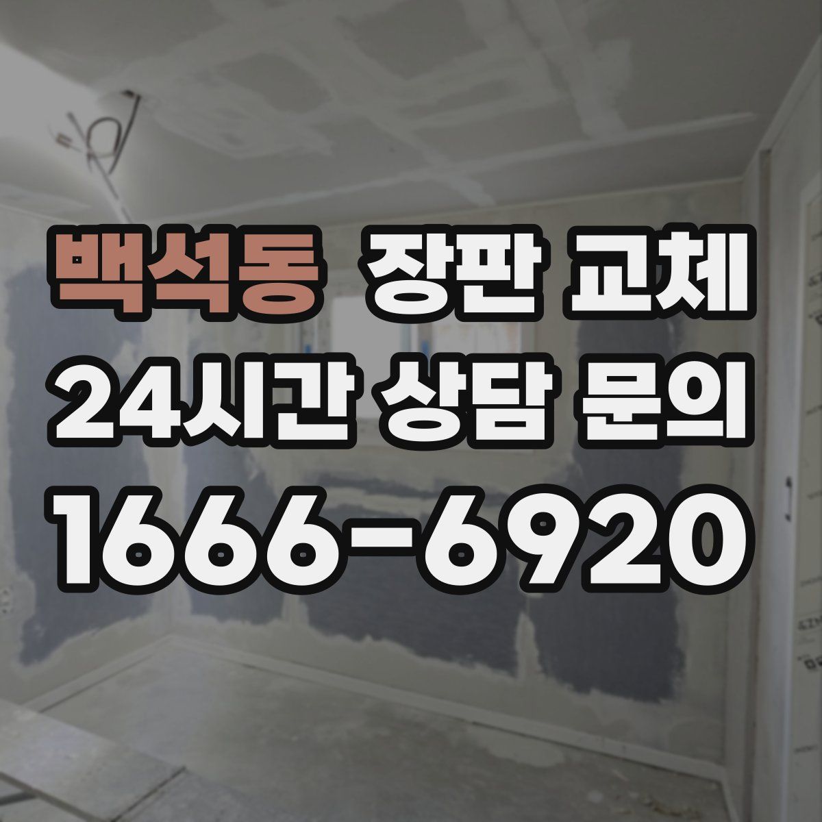 백석동 장판 교체