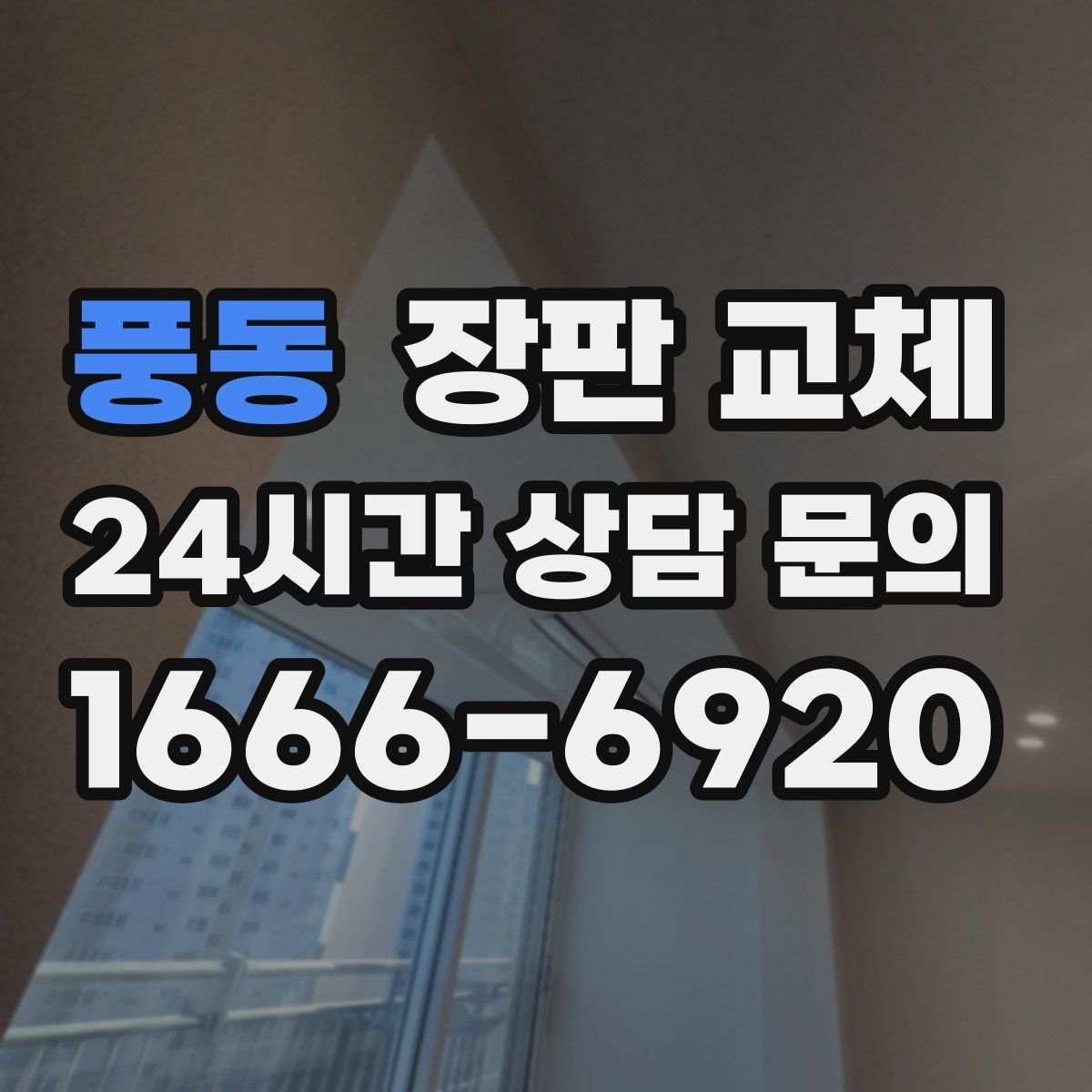 풍동 장판 교체