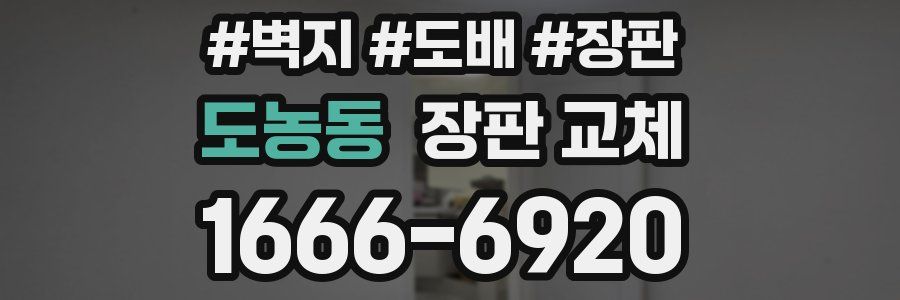도농동 장판 교체