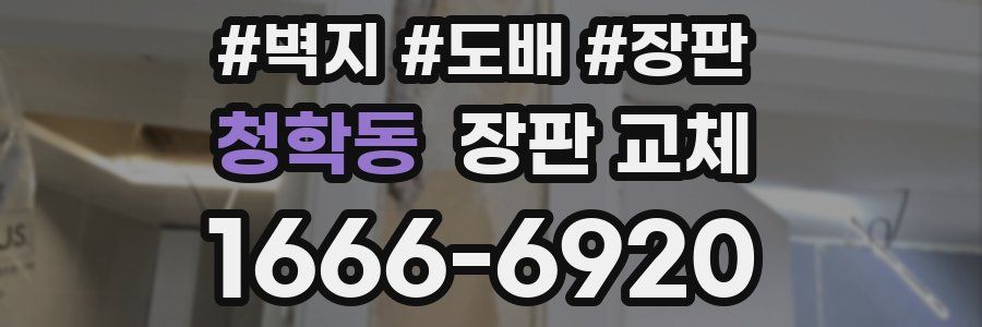 청학동 장판 교체