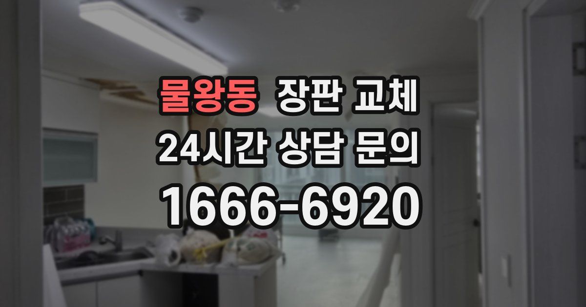 물왕동 장판 교체