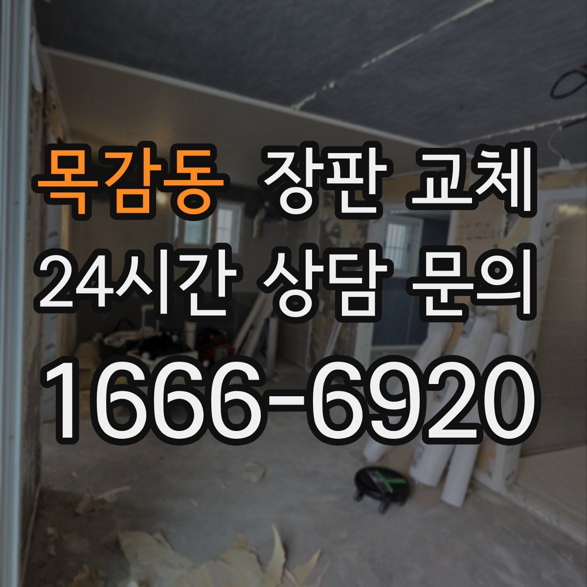 목감동 장판 교체