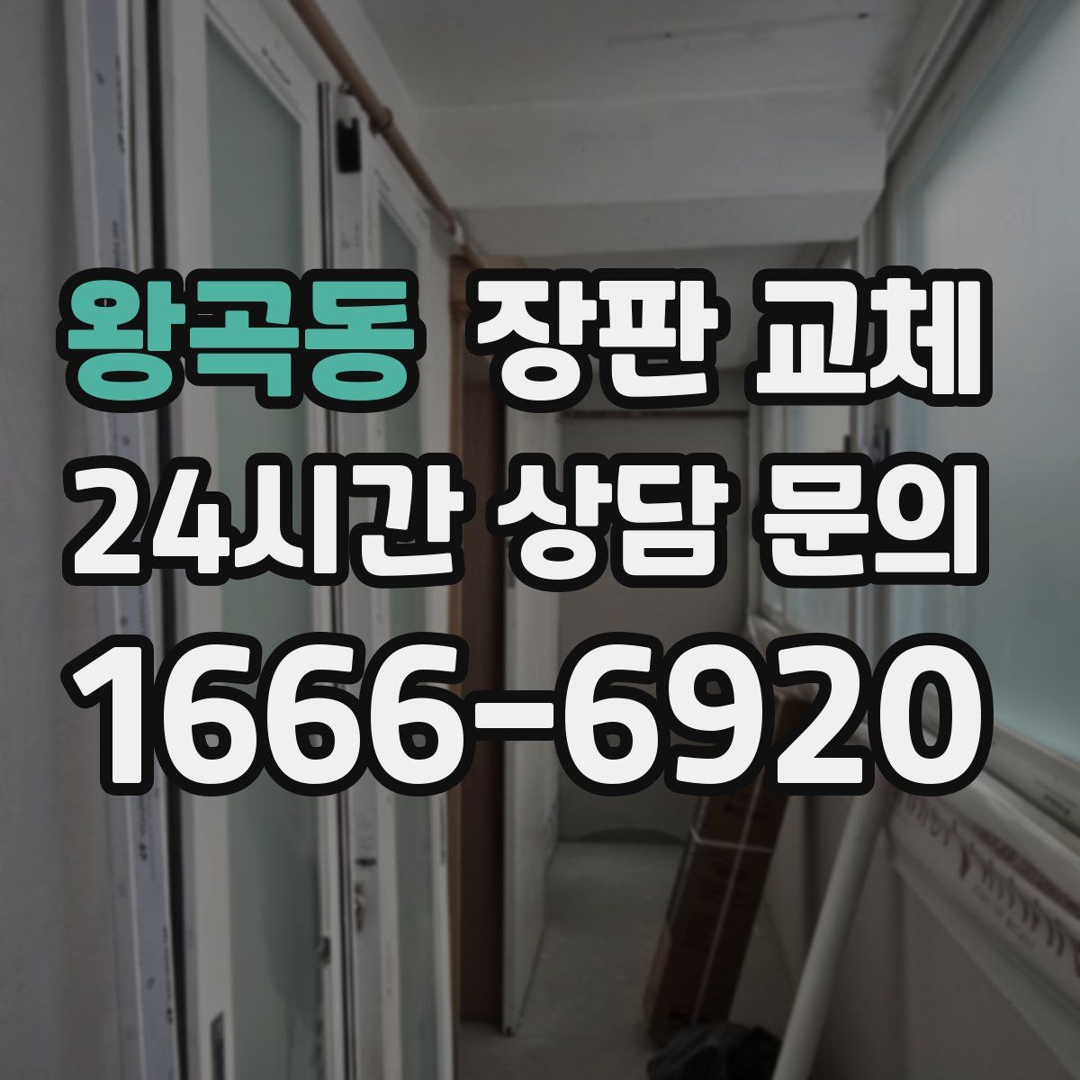 왕곡동 장판 교체