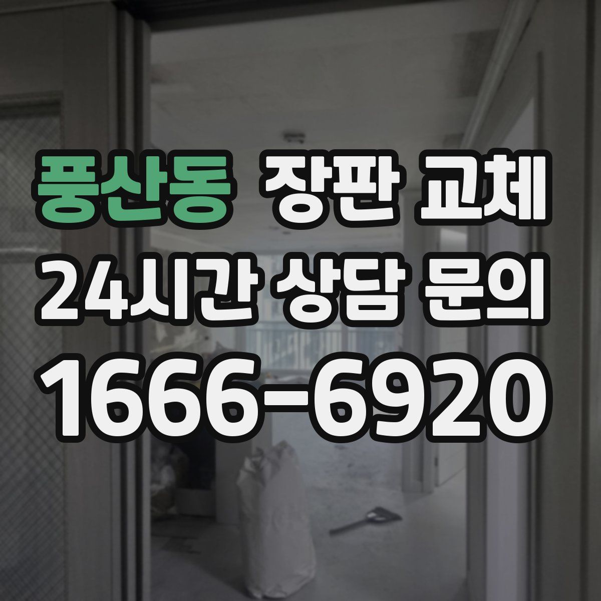 풍산동 장판 교체