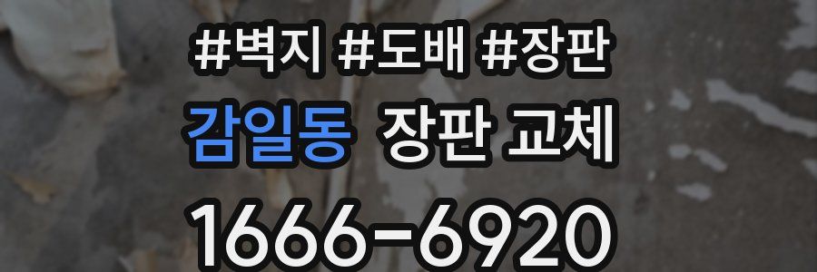 감일동 장판 교체