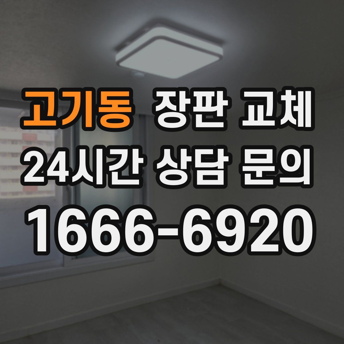 고기동 장판 교체