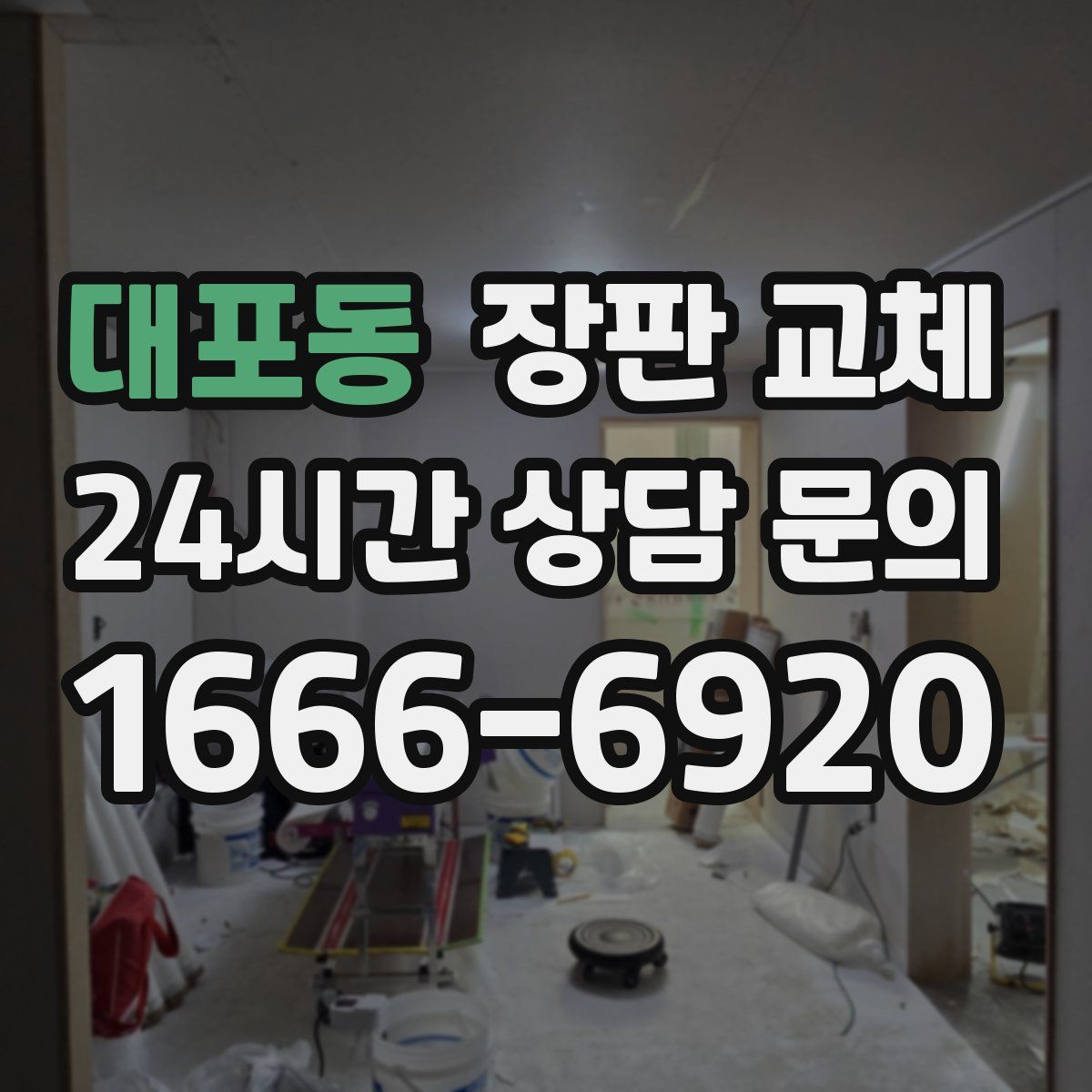 대포동 장판 교체