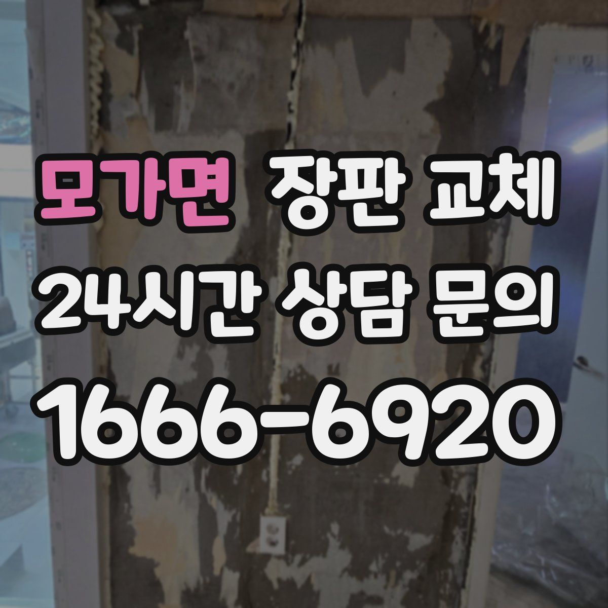 모가면 장판 교체