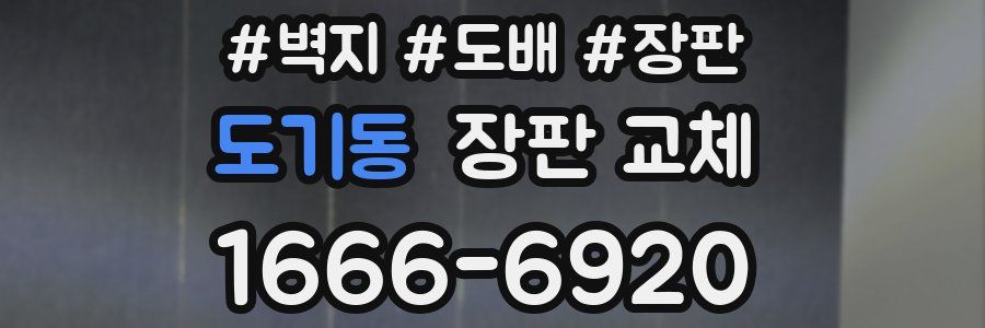 도기동 장판 교체