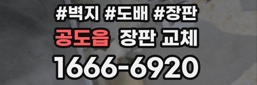 공도읍 장판 교체