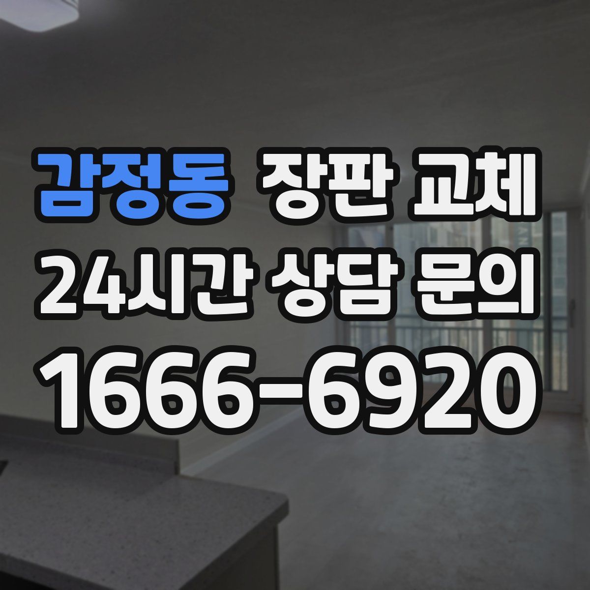 감정동 장판 교체