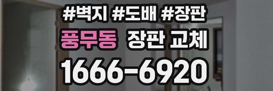 풍무동 장판 교체