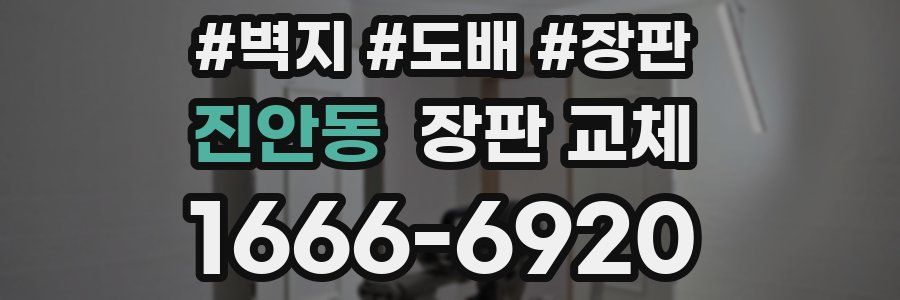 진안동 장판 교체