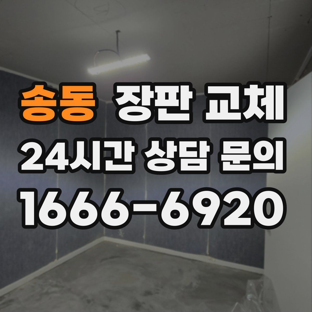 송동 장판 교체