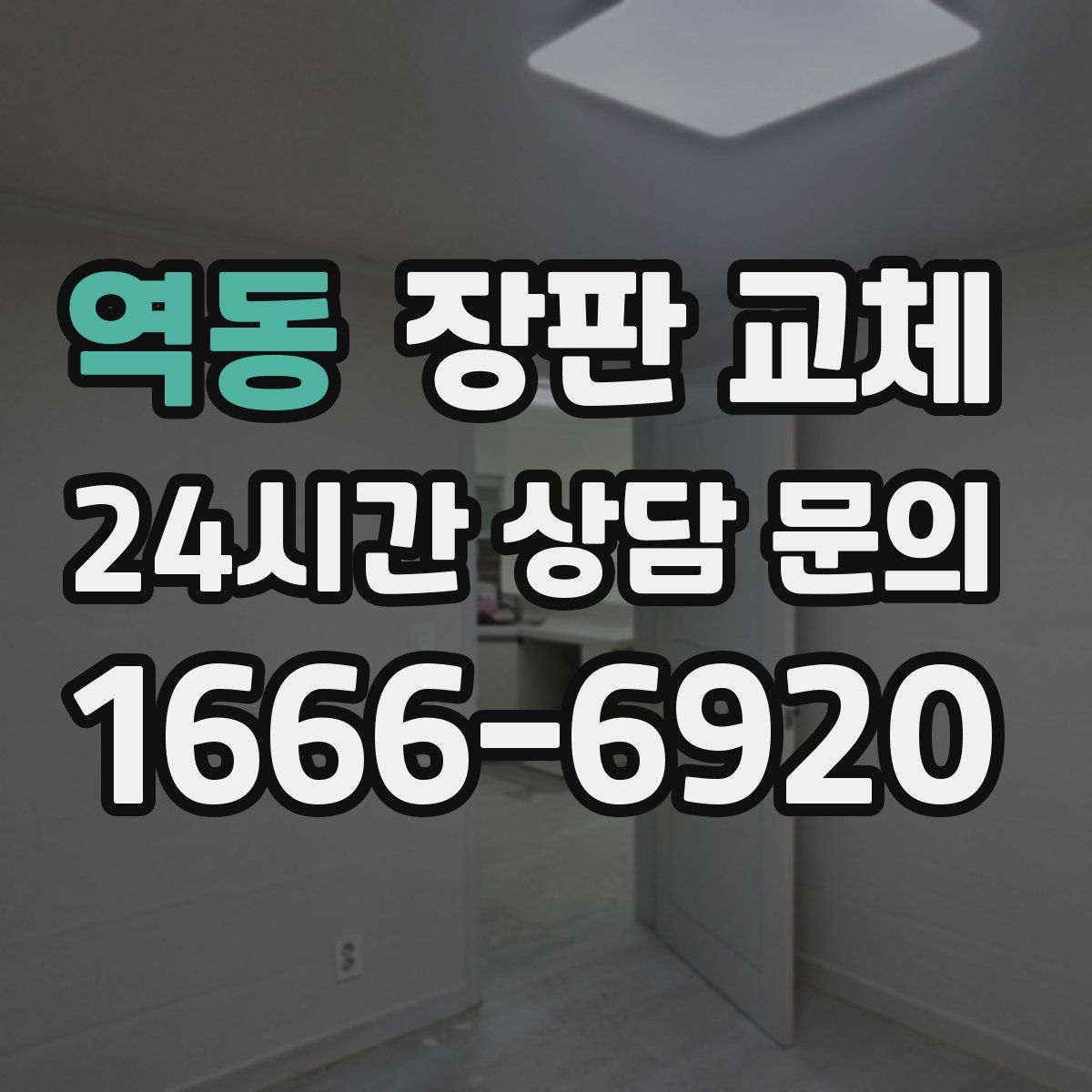 역동 장판 교체
