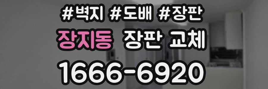 장지동 장판 교체