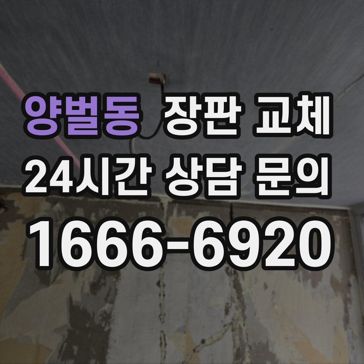 양벌동 장판 교체
