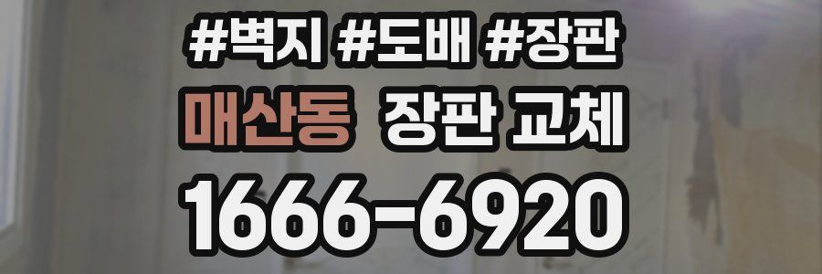 매산동 장판 교체