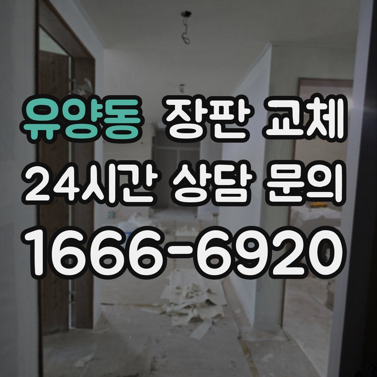 유양동 장판 교체