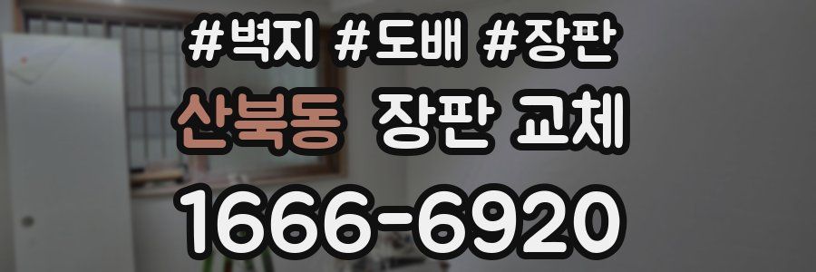 산북동 장판 교체