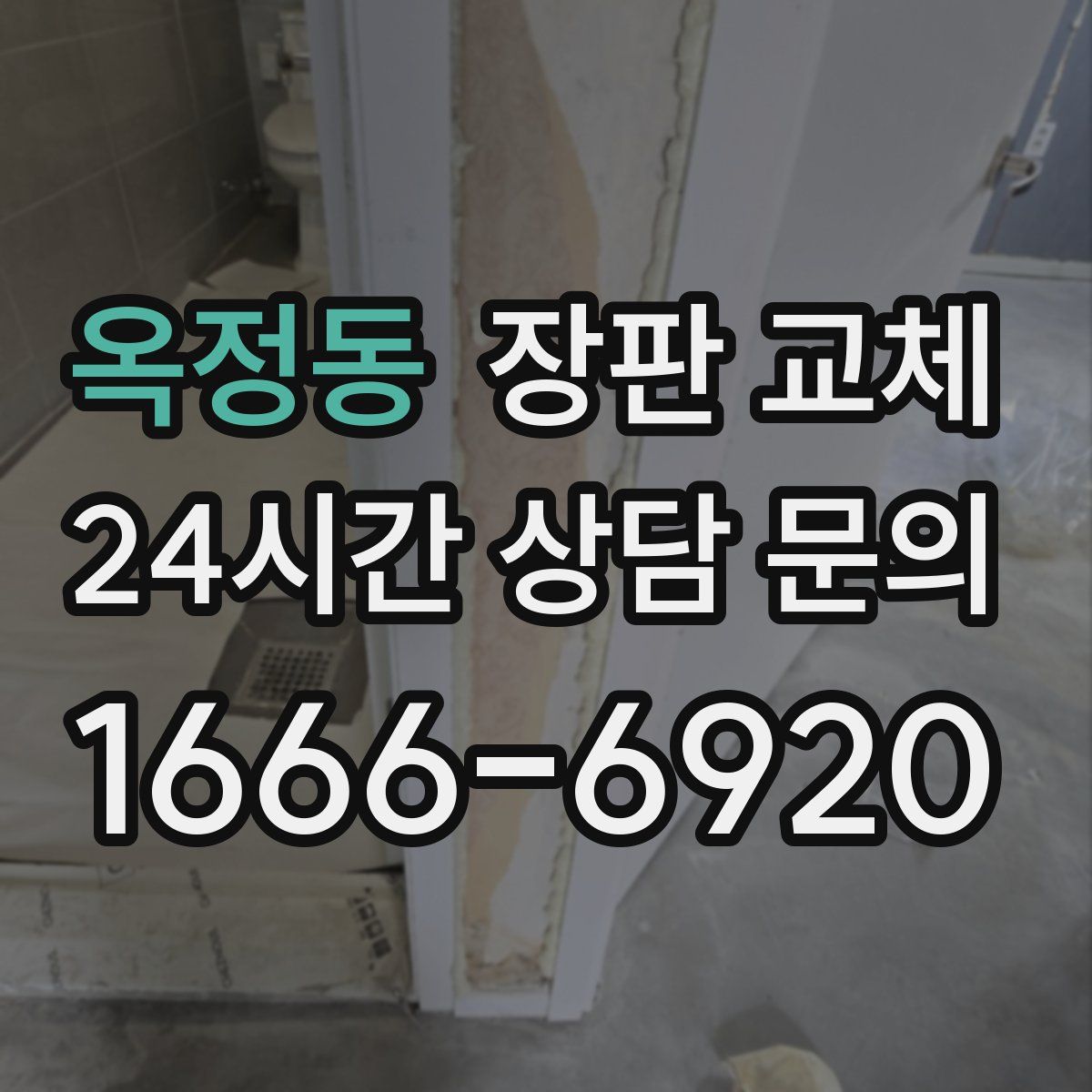 옥정동 장판 교체