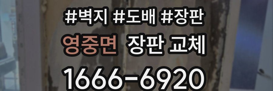 영중면 장판 교체