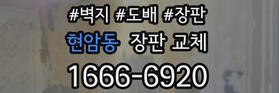 현암동 장판 교체
