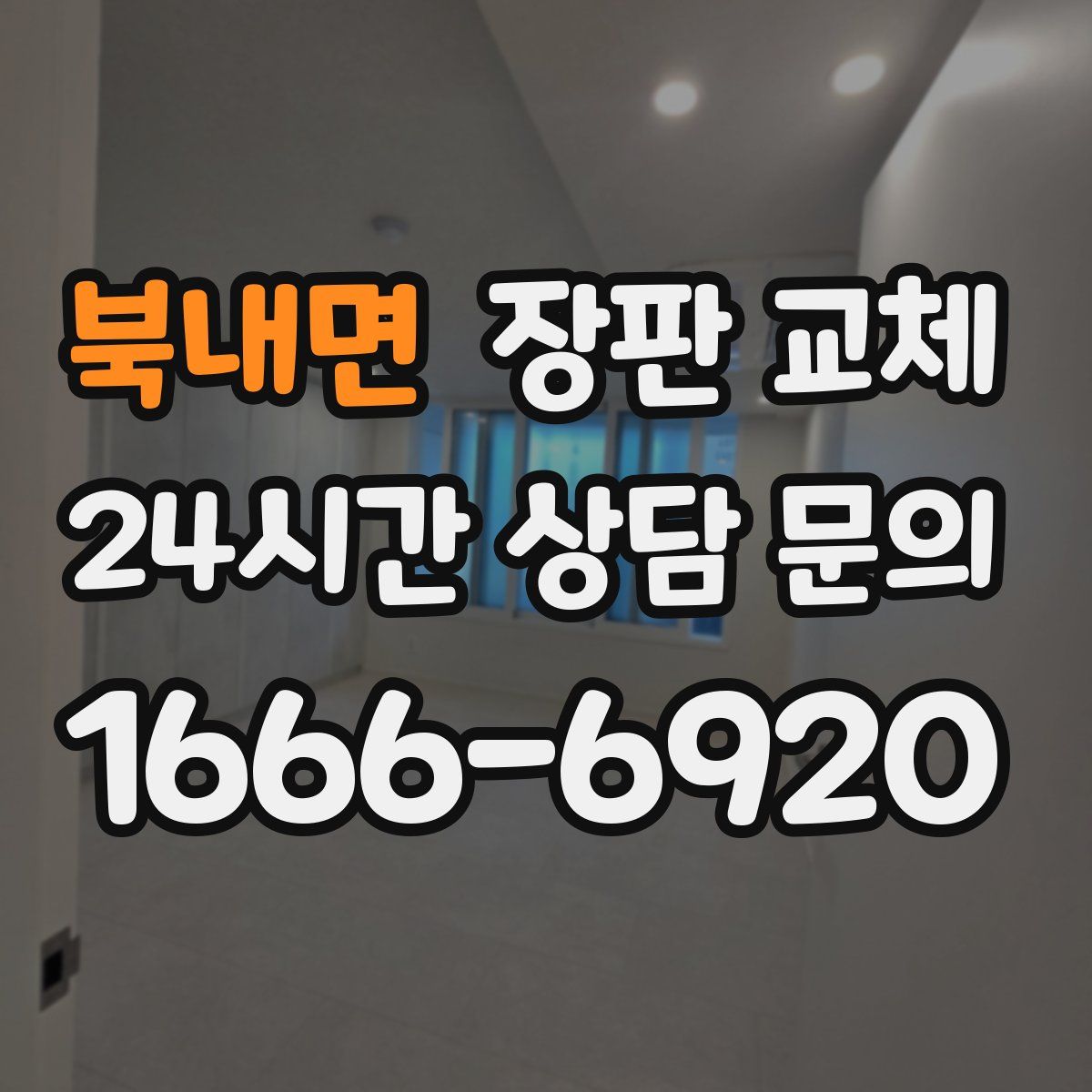 북내면 장판 교체