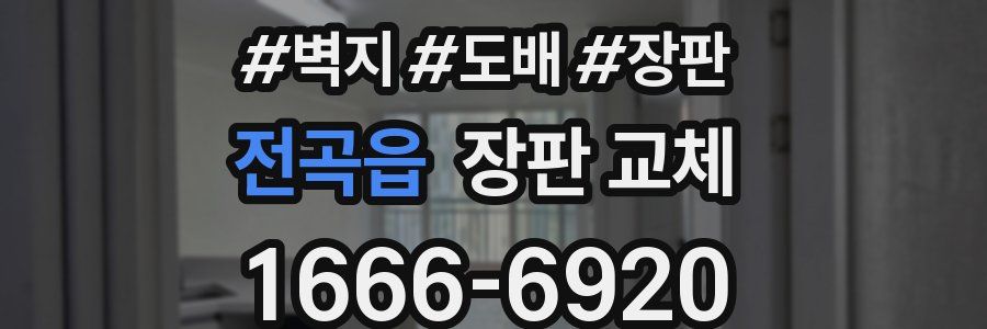 전곡읍 장판 교체