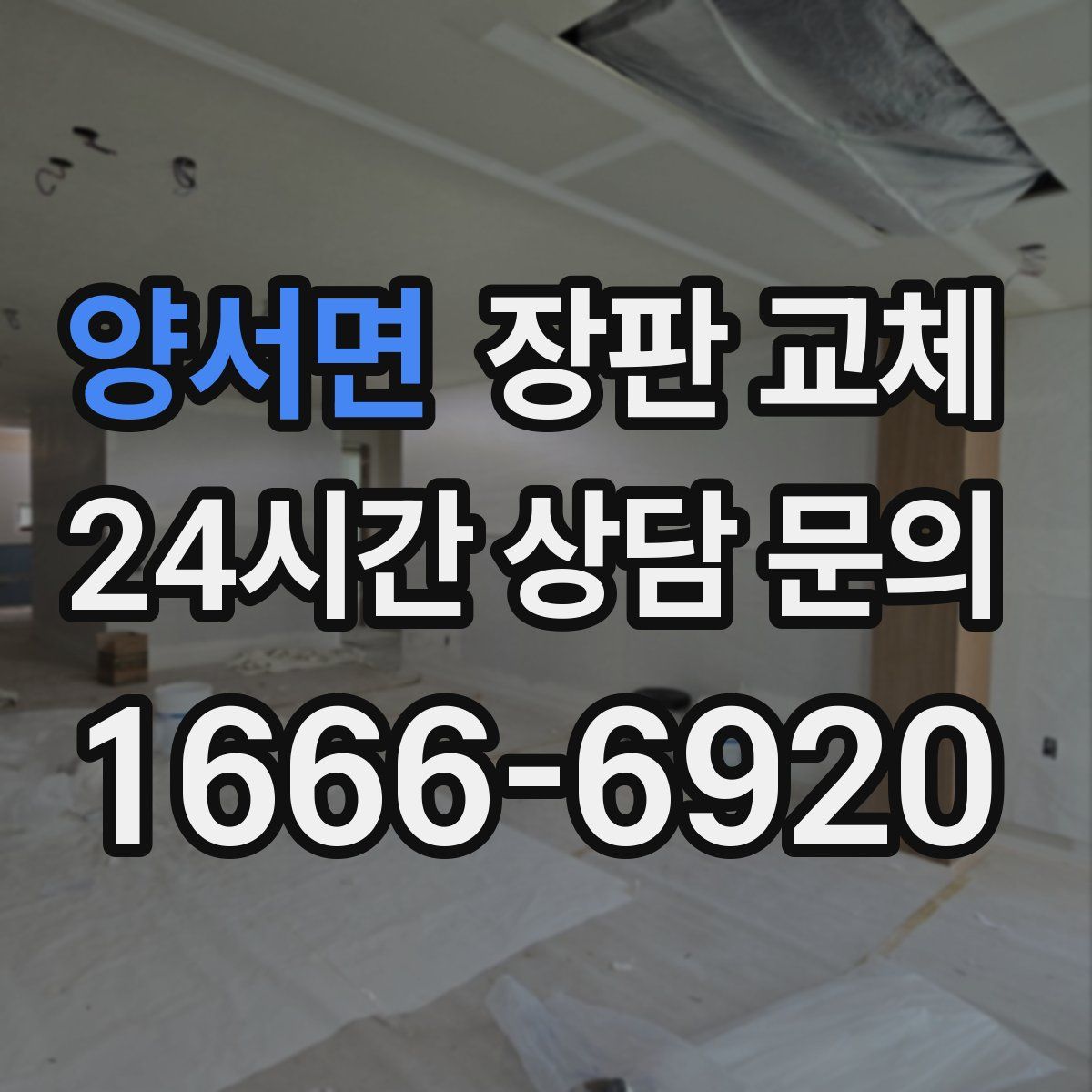 양서면 장판 교체