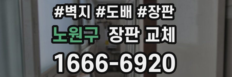 노원구 장판 교체