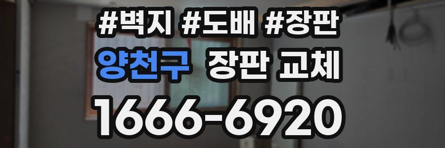 양천구 장판 교체