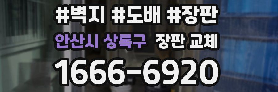 안산시 상록구 장판 교체
