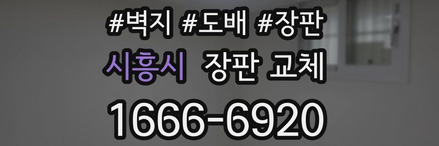 시흥시 장판 교체