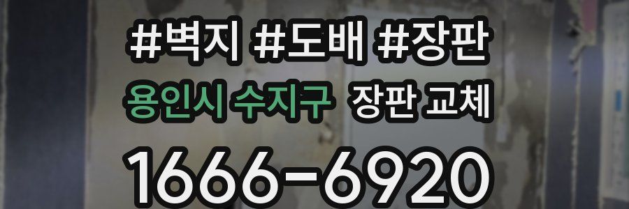 용인시 수지구 장판 교체