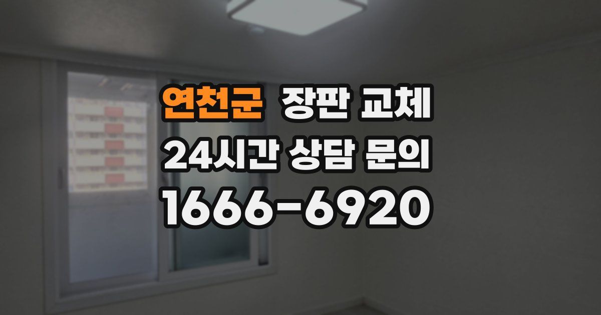 연천군 장판 교체