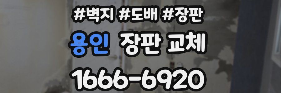 용인 장판 교체