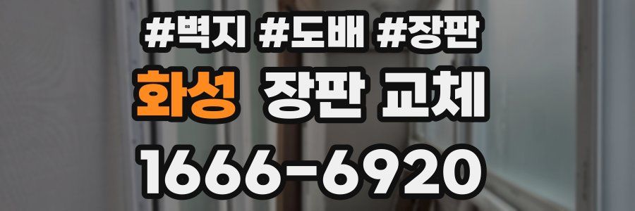 화성 장판 교체