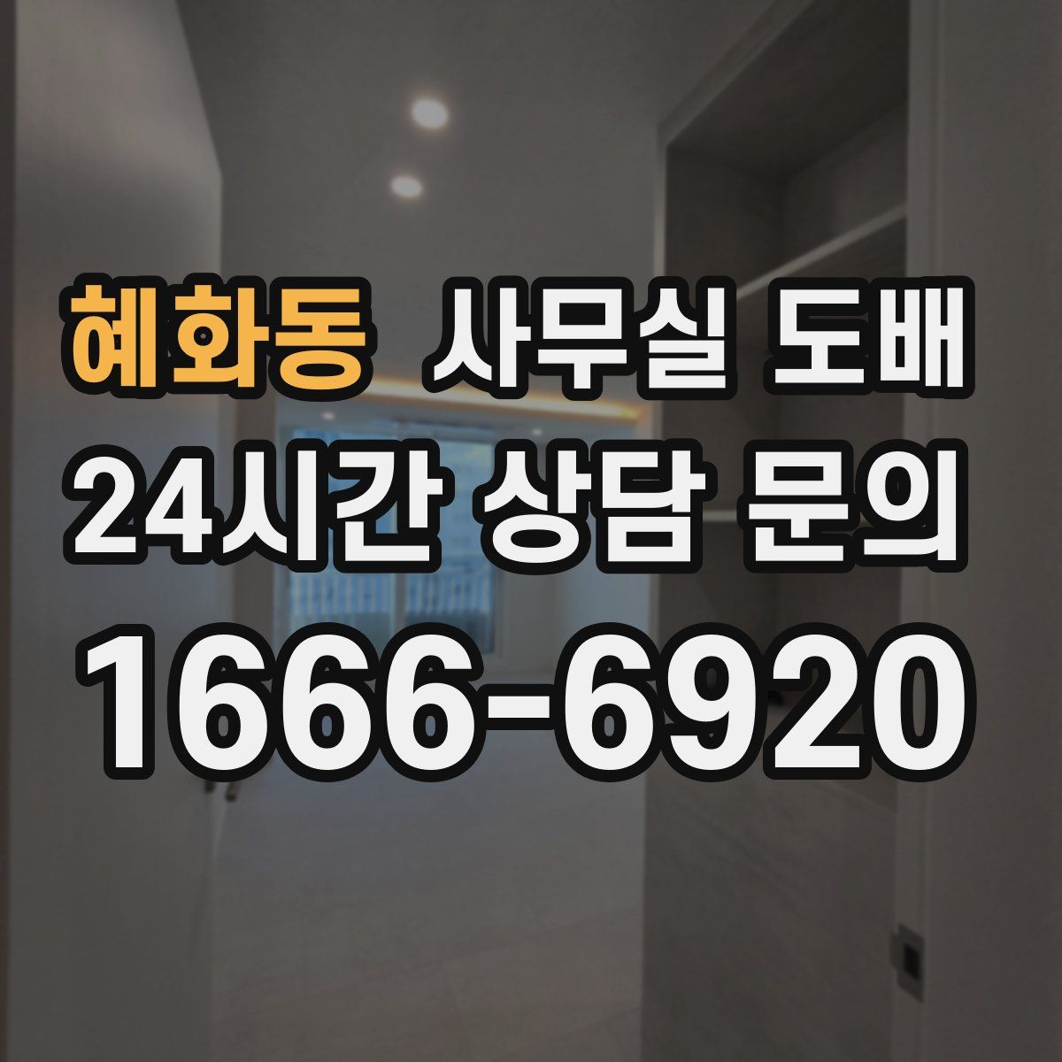 혜화동 사무실 도배