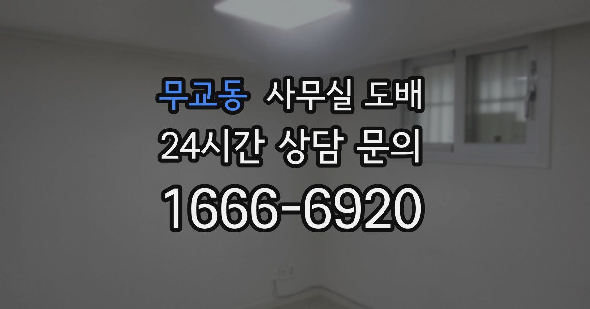 무교동 사무실 도배