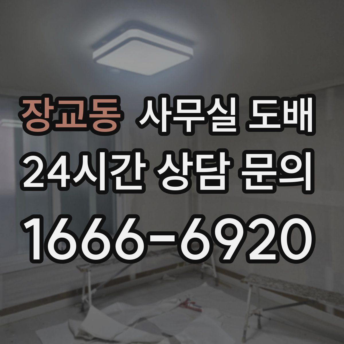 장교동 사무실 도배
